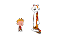 Calvin &Hobbes dance.gif