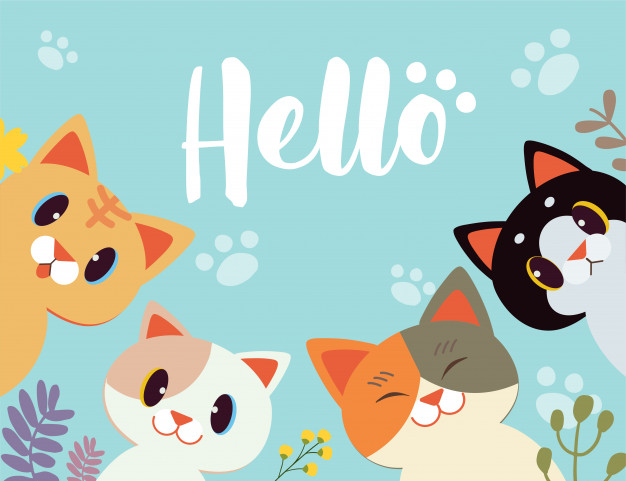 character-cartoon-cat-say-hello-with-flower-background_77984-110.jpg