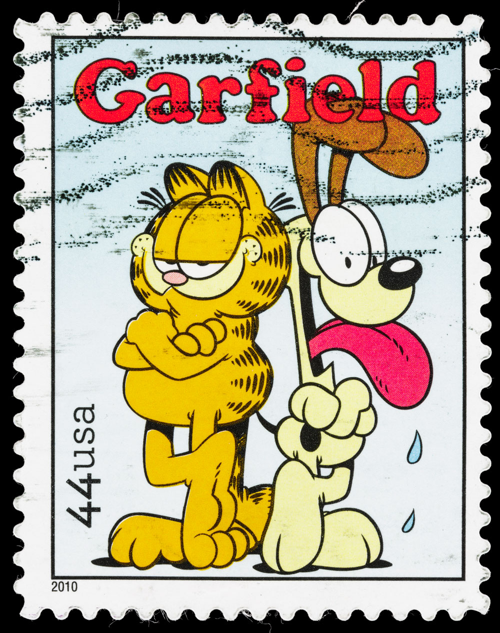 A Garfield post stamp