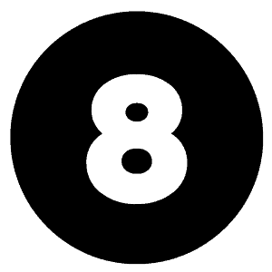 The number 8