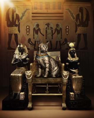 Cat on Throne Egypt.jpg