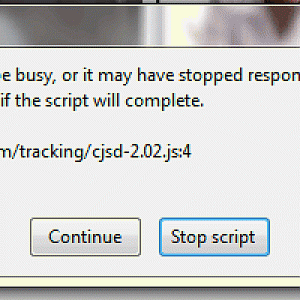 Script stops TCS from loading in Firefox