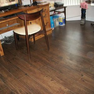 Our new laminate floors