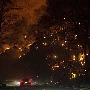 Gatlnburg Smoky Mountain fire