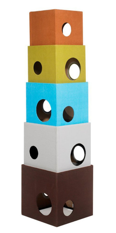 Cat Trees: 12 Designs That Will Make You Go "wow!" The cube tower cat tree.