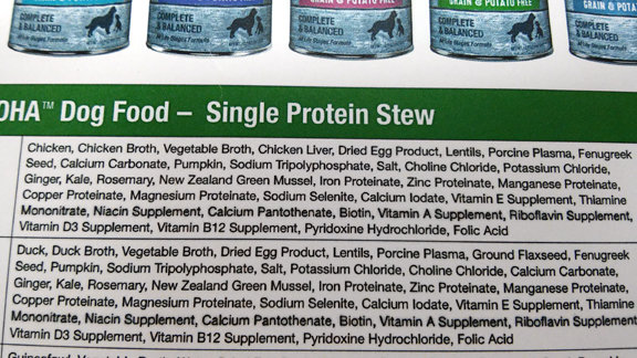 Koha new ingredient label dog formulas.jpg